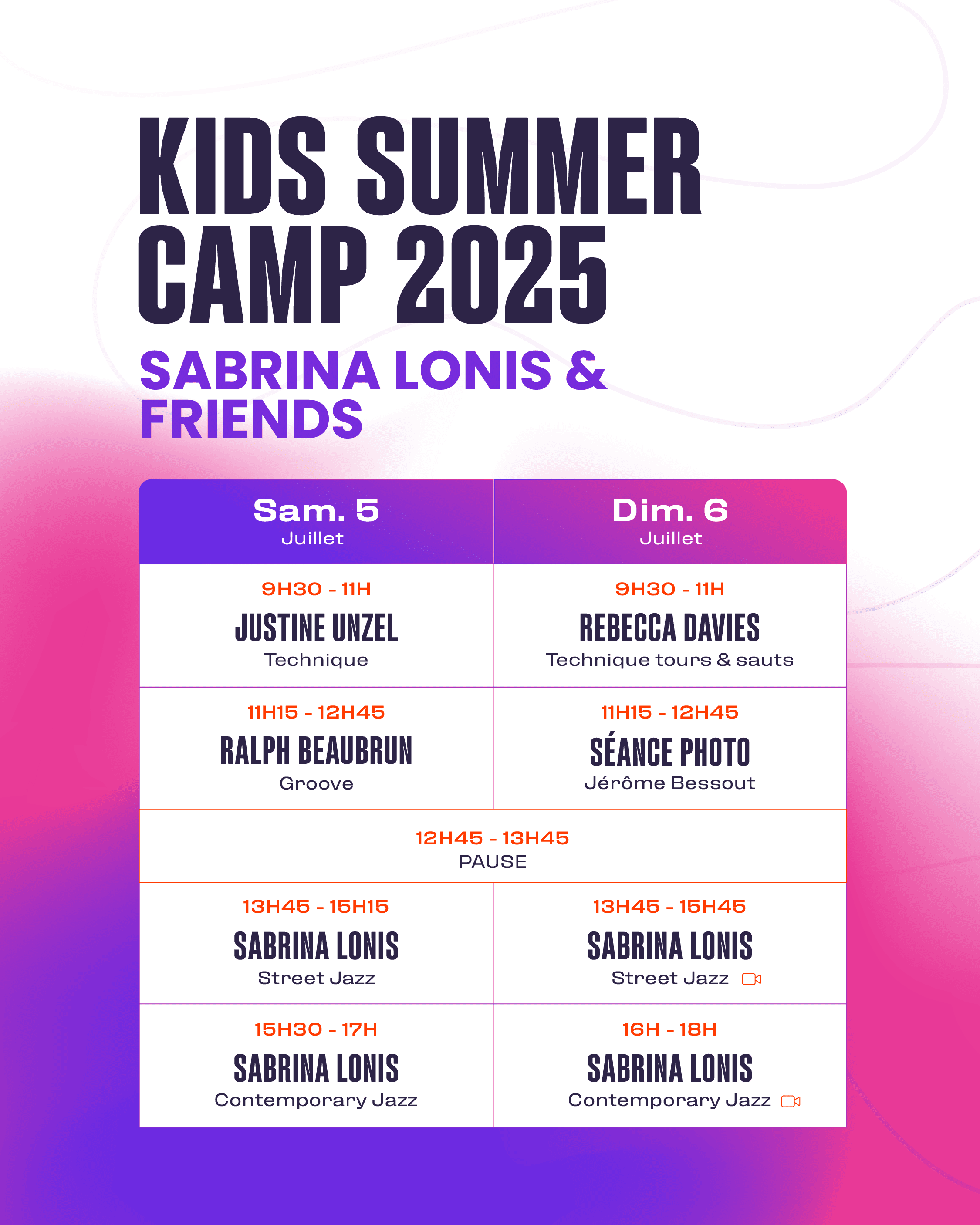 Kids Summer Camp 2025 Dulcy Dianemarie